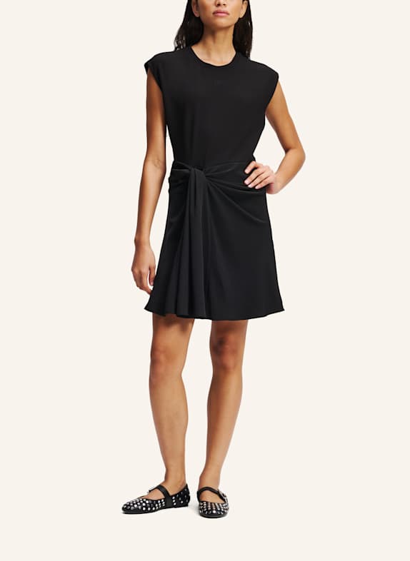 KARL LAGERFELD Kleid SCHWARZ