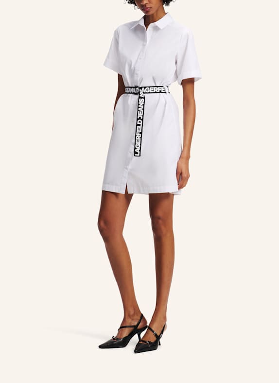 KARL LAGERFELD JEANS Kleid WEISS