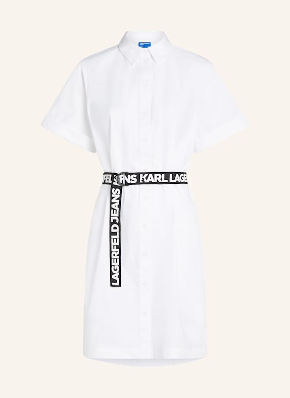 KARL LAGERFELD JEANS Kleid WEISS
