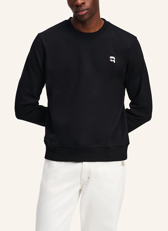KARL LAGERFELD Sweatshirt SCHWARZ