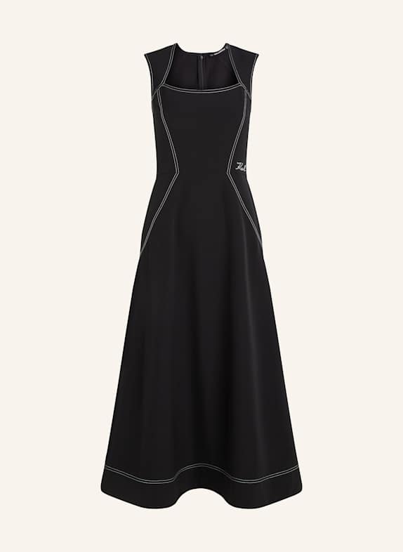 KARL LAGERFELD Kleid SCHWARZ