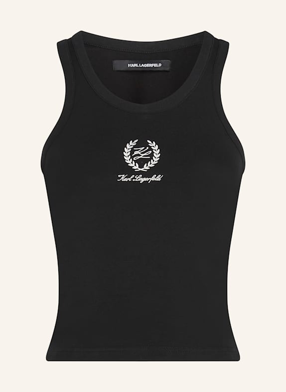 KARL LAGERFELD Top SCHWARZ