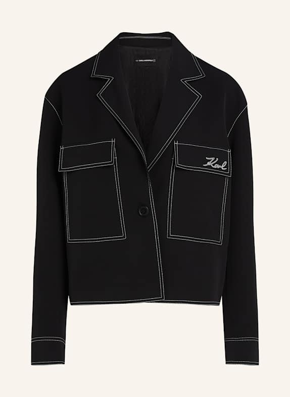 KARL LAGERFELD Blazer SCHWARZ