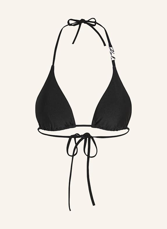 KARL LAGERFELD Bikini-Top SCHWARZ