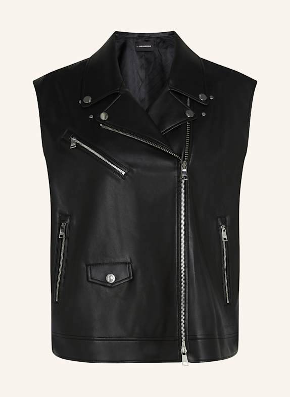 KARL LAGERFELD Weste SCHWARZ