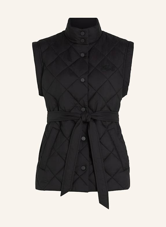 KARL LAGERFELD Weste SCHWARZ