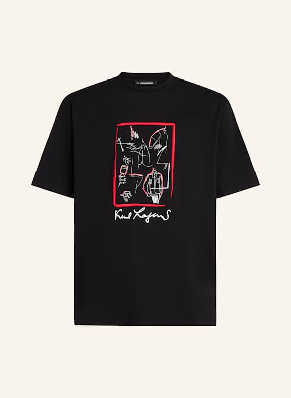 KARL LAGERFELD T-shirt SCHWARZ