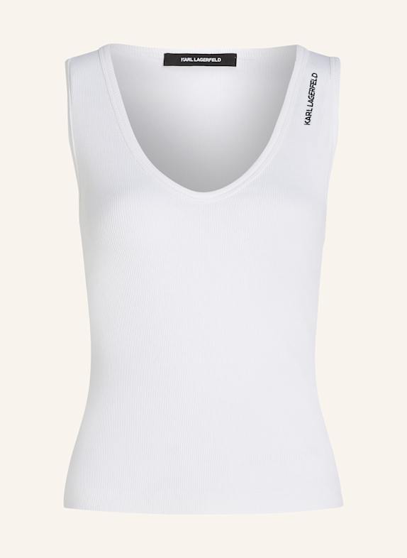 KARL LAGERFELD Unterhemd WEISS