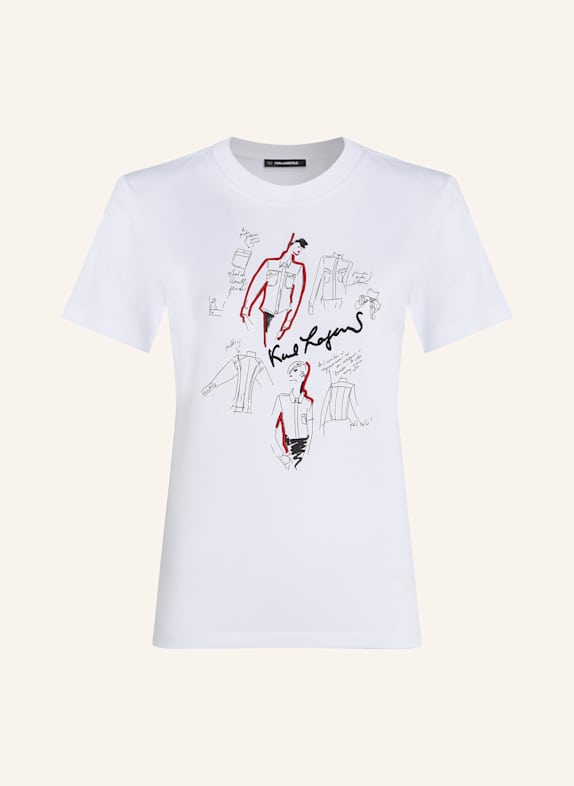 KARL LAGERFELD T-shirt WEISS