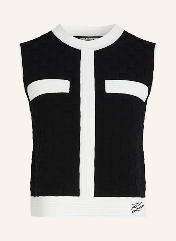 KARL LAGERFELD Top SCHWARZ