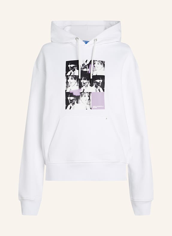 KARL LAGERFELD JEANS Hoodie WEISS