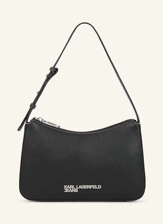KARL LAGERFELD JEANS Schultertasche SCHWARZ
