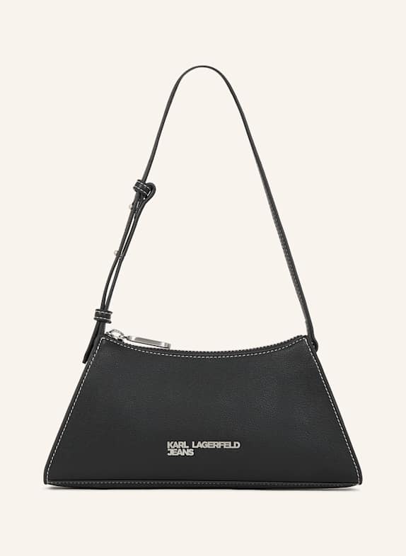 KARL LAGERFELD JEANS Schultertasche SCHWARZ