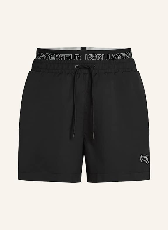 KARL LAGERFELD Bikini-Hose SCHWARZ