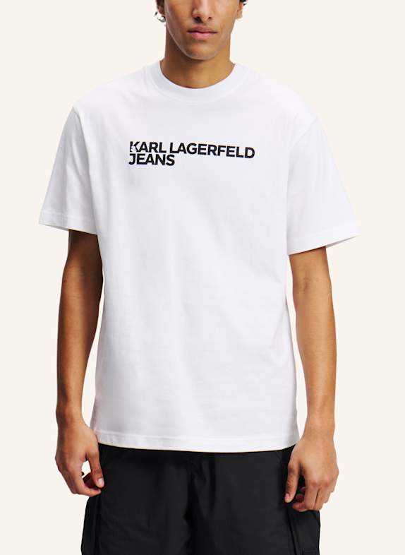 KARL LAGERFELD JEANS T-shirt WEISS