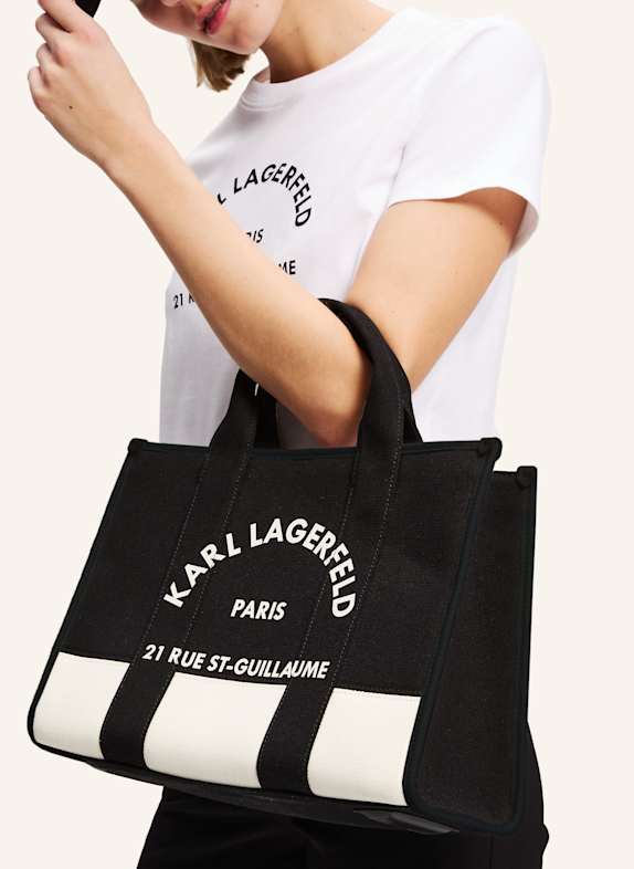 KARL LAGERFELD Shopper BEIGE/ SCHWARZ
