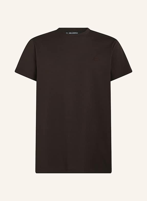 KARL LAGERFELD T-shirt DUNKELBRAUN
