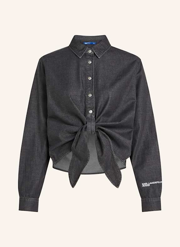 KARL LAGERFELD JEANS Bluse SCHWARZ