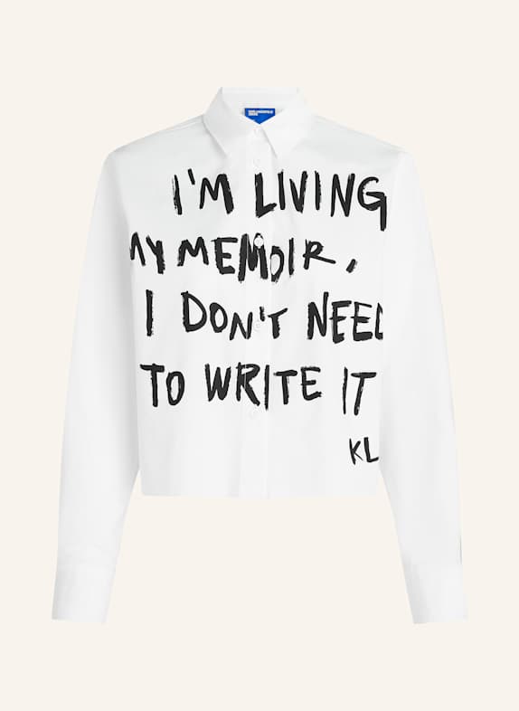 KARL LAGERFELD JEANS Bluse WEISS