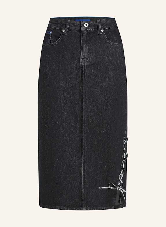 KARL LAGERFELD JEANS Rock SCHWARZ