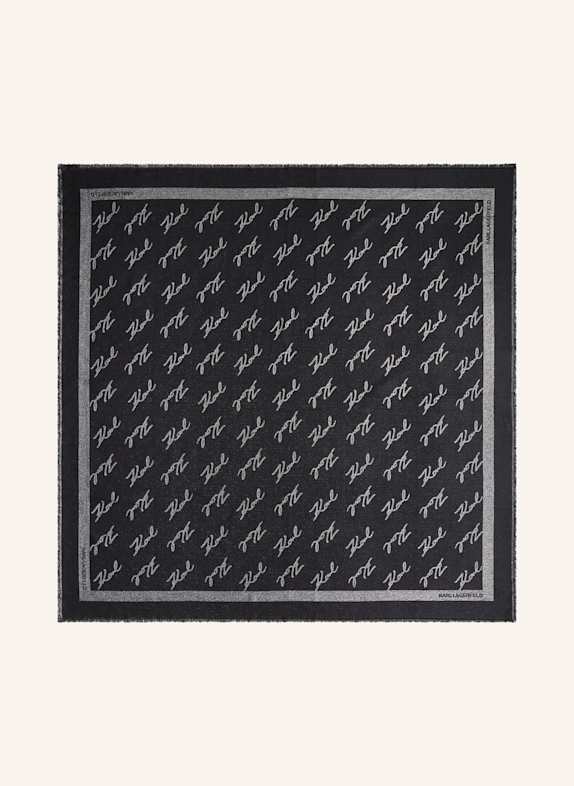 KARL LAGERFELD Schal SCHWARZ