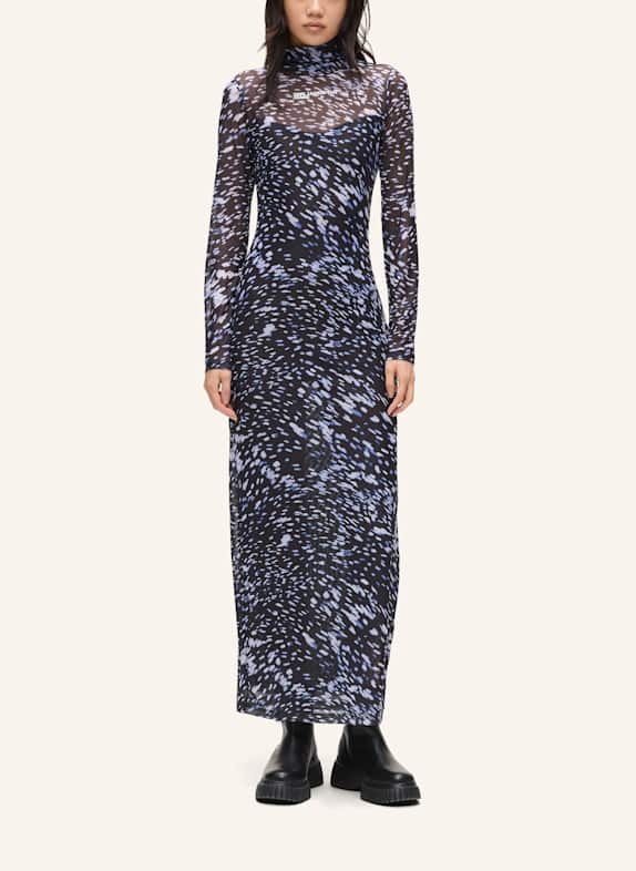 KARL LAGERFELD JEANS Kleid SCHWARZ/ BLAU