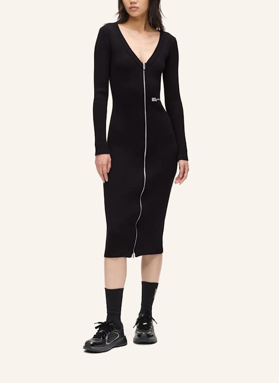 KARL LAGERFELD JEANS Kleid SCHWARZ