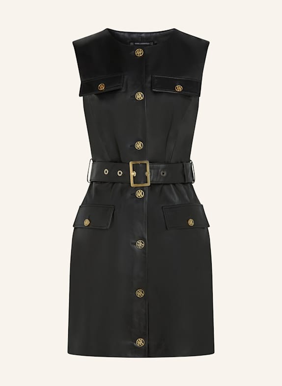 KARL LAGERFELD Kleid SCHWARZ