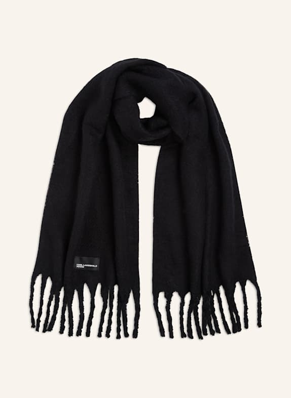 KARL LAGERFELD JEANS Schal SCHWARZ