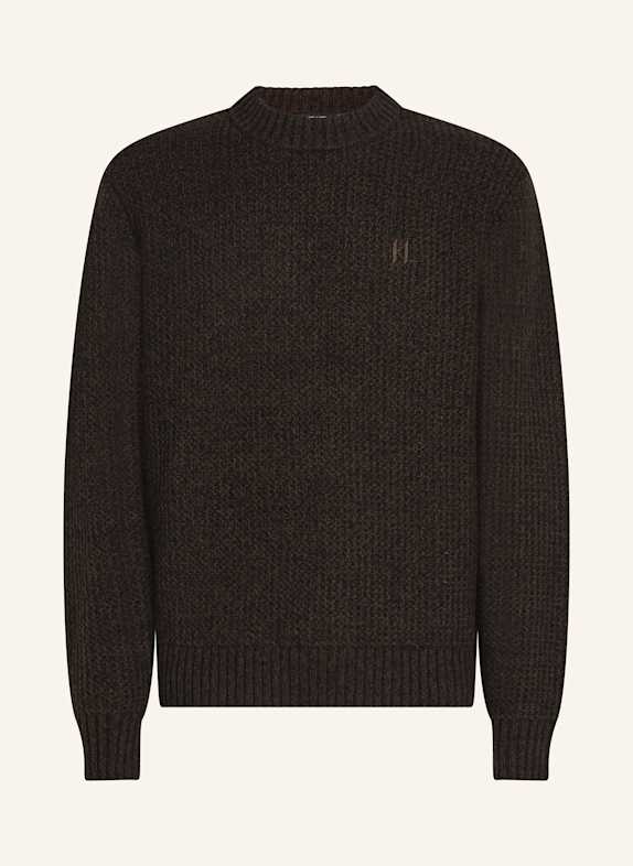 KARL LAGERFELD Sweatshirt DUNKELBRAUN