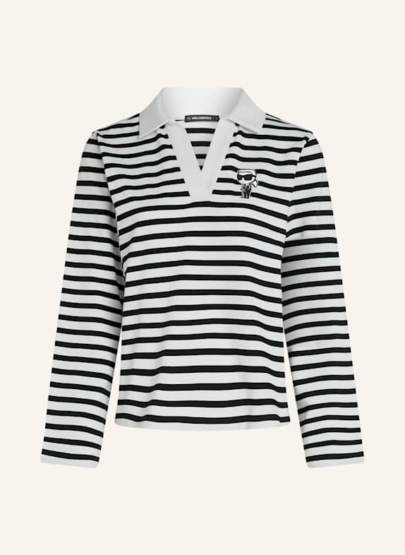 KARL LAGERFELD T-shirt SCHWARZ/ BEIGE