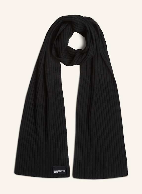 KARL LAGERFELD JEANS Schal SCHWARZ