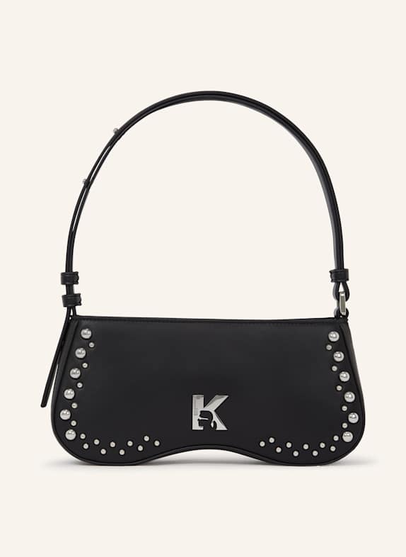 KARL LAGERFELD JEANS Schultertasche SCHWARZ