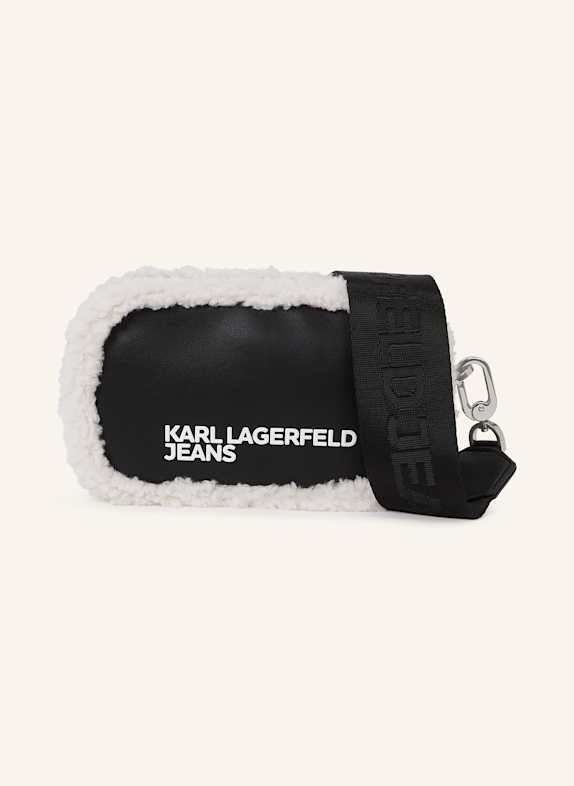 KARL LAGERFELD JEANS Umhängetasche SCHWARZ