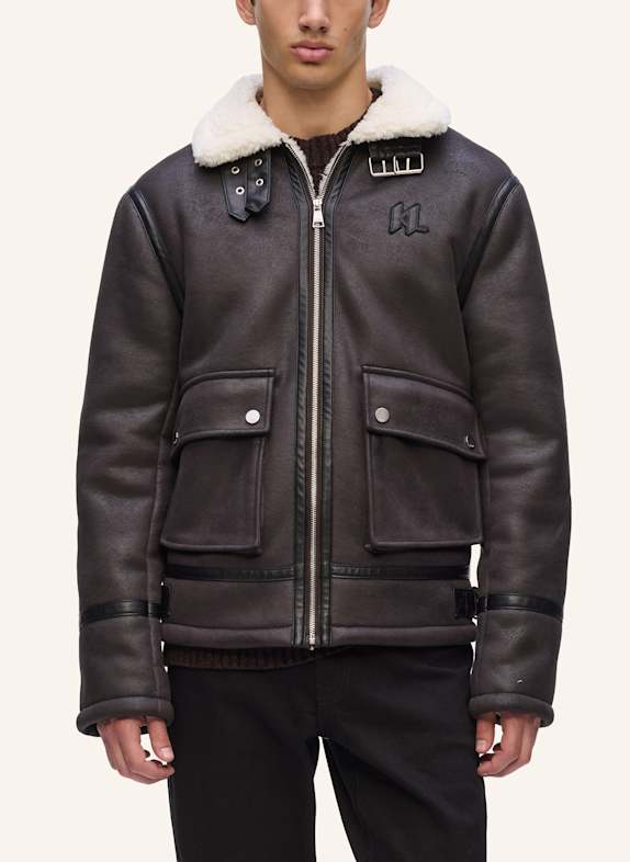 KARL LAGERFELD Jacke DUNKELBRAUN