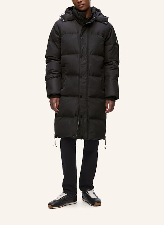 KARL LAGERFELD Mantel SCHWARZ