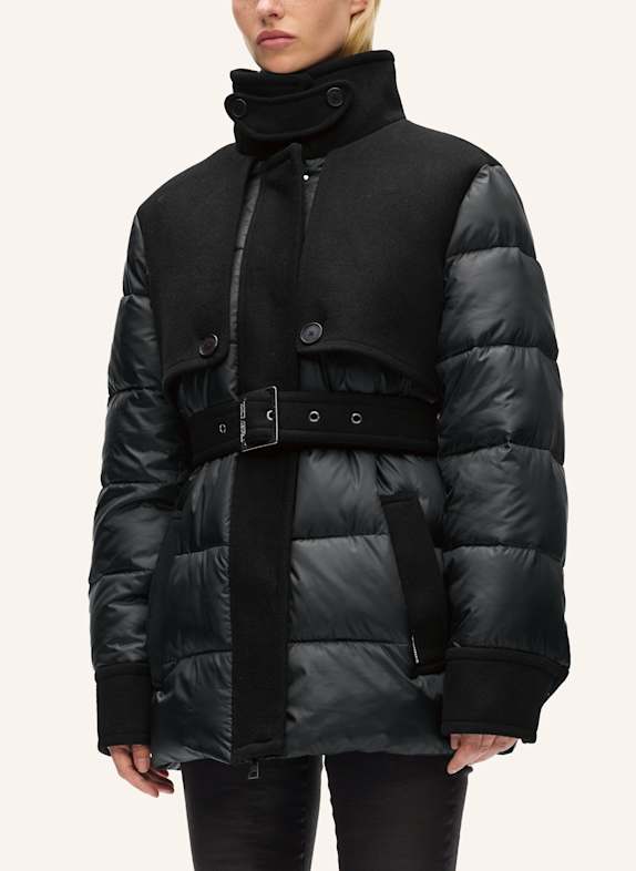 KARL LAGERFELD Mantel SCHWARZ