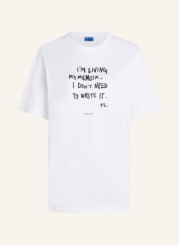 KARL LAGERFELD JEANS T-shirt WEISS