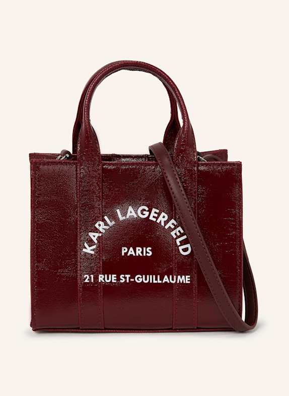 KARL LAGERFELD Shopper DUNKELROT