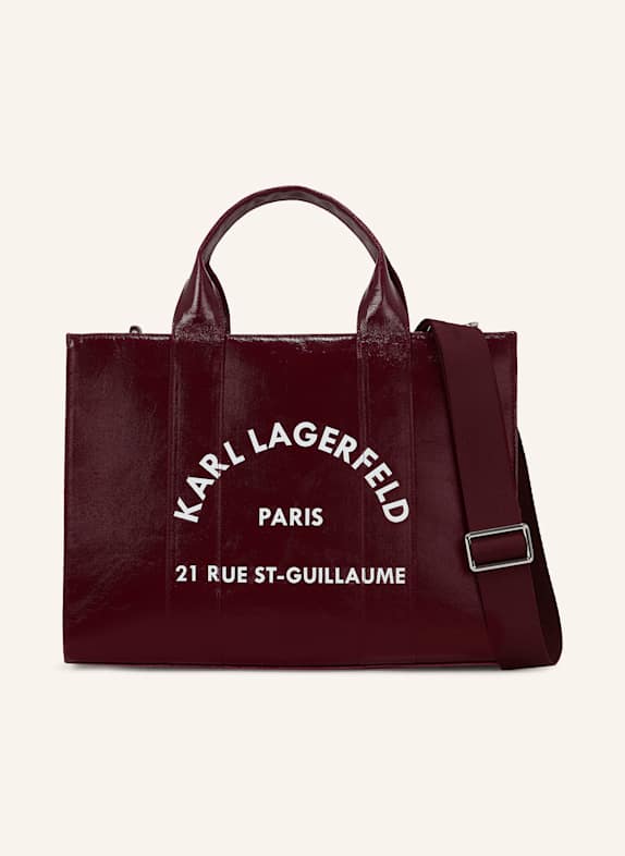 KARL LAGERFELD Shopper DUNKELROT