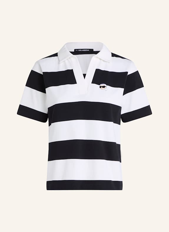 KARL LAGERFELD T-shirt SCHWARZ/ BEIGE