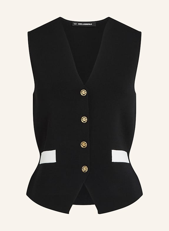 KARL LAGERFELD Top SCHWARZ