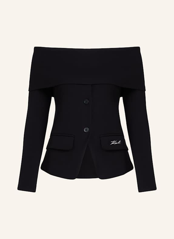 KARL LAGERFELD Sweatshirt SCHWARZ