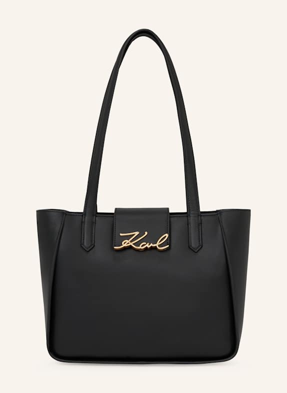 KARL LAGERFELD Handtasche SCHWARZ/ GOLD