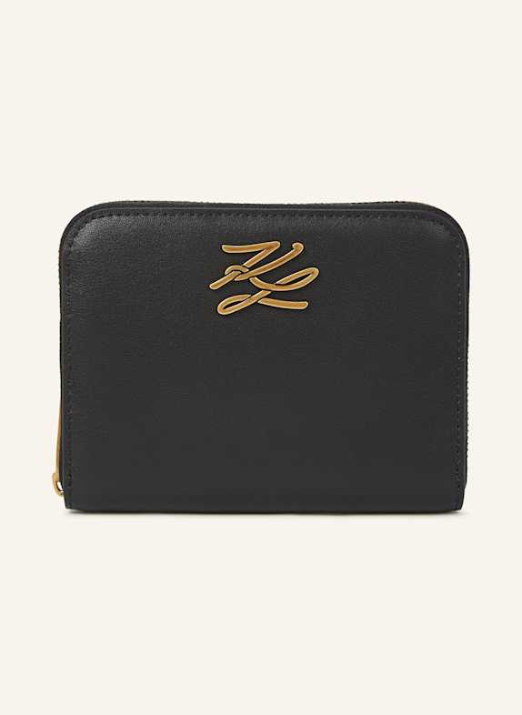 KARL LAGERFELD Geldbörse SCHWARZ/ GOLD