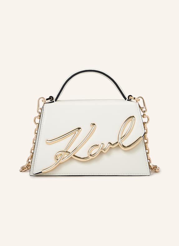 KARL LAGERFELD Umhängetasche WEISS
