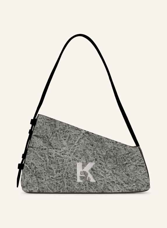 KARL LAGERFELD JEANS Schultertasche SCHWARZ