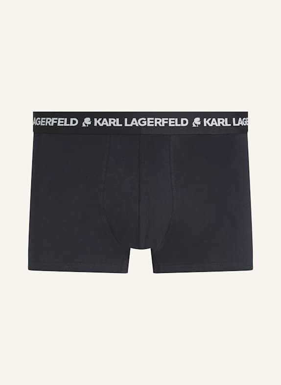 KARL LAGERFELD Unterwäsche Hose DUNKELBLAU/ BRAUN/ GRAU