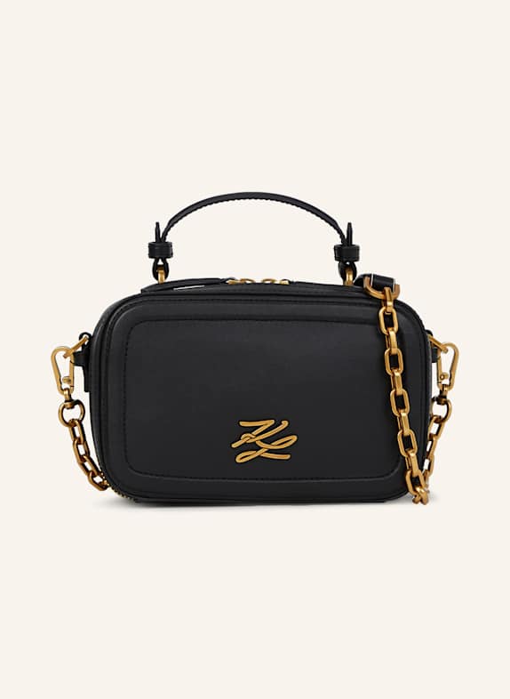 KARL LAGERFELD Umhängetasche SCHWARZ/ GOLD