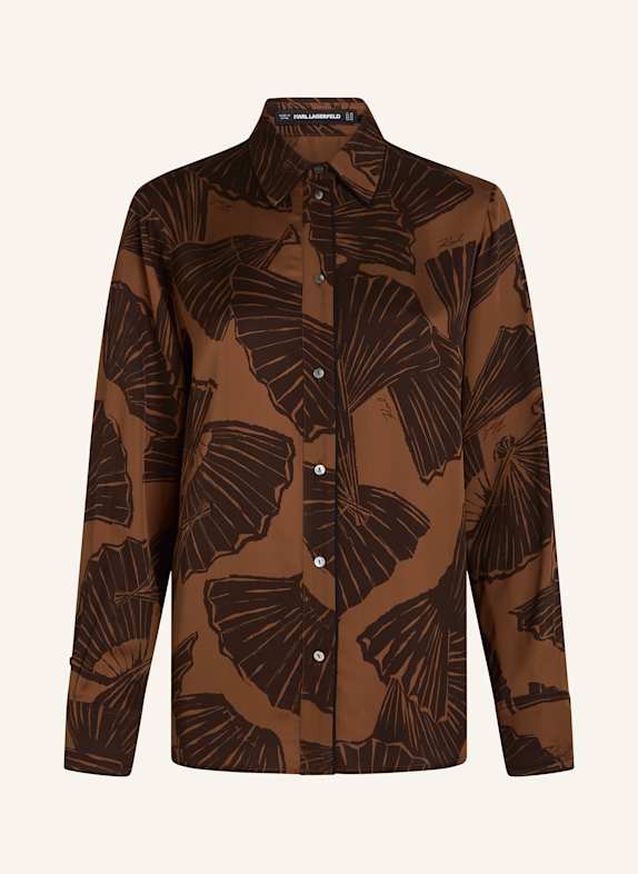 KARL LAGERFELD Bluse BRAUN